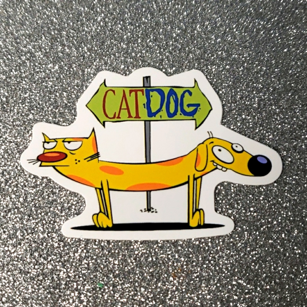 10/$10 CATDOG Nickelodeon Waterproof Sticker